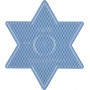 Hama Midi Pegboard Star Large Transparent 16,5x14cm - 1 pcs