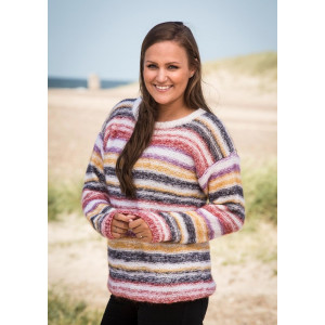 Mayflower Purled Sweater - Sweater Knitting Pattern Size S - XXXL