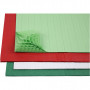 Honeycomb paper, assorted colours, 28x17,8 cm, 4x2 sheet/ 1 pack