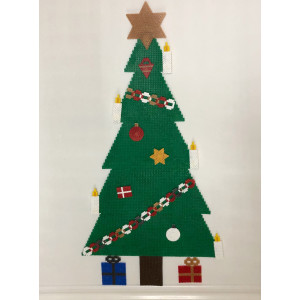 Christmas Tree with ornaments Christmas Pattern by Rito Krea – Bead Design Christmas 58-72-87cm