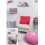 Hoooked DIY Knitted Kit Pillow 40x40 cm