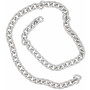 Infinity Hearts Chain Aluminum Silver 13x11mm - 50cm