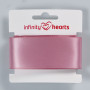 Infinity Hearts Satin Ribbon Double Faced 38mm 158 Old Rose - 5m